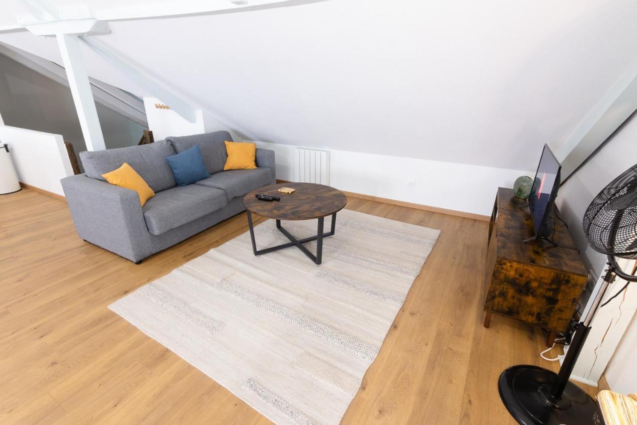 Appartement Atypique Proche Gare/ Dans L'Hyper-Centre Spacieux Pour 6P Au Coeur De 뮐루즈 외부 사진